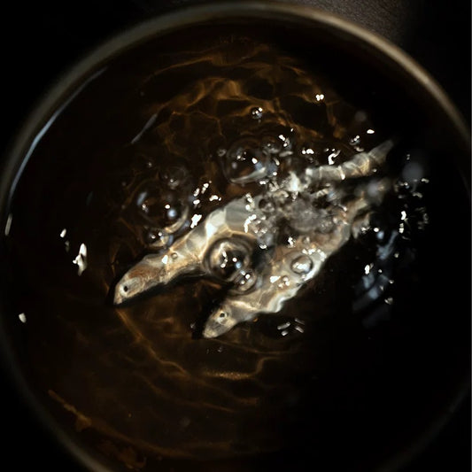 Yixing Original Clay 'Turning Luck' Tea Pet - Handcrafted Salted Fish Sculpture with Hand-Painted Details (Nourishable Tea Companion)