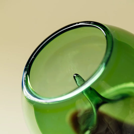 Artisan Glass Incense Holder – Premium Handcrafted Zen Fragrance Stand for Cone/Stick Incense (Chinese Modernist Decor)