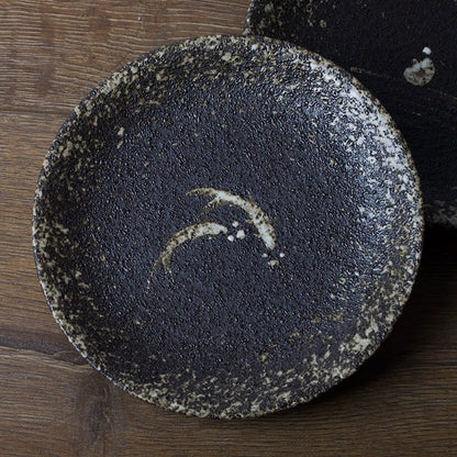 Handmade Coarse Clay Teapot Tray – Zen-Inspired Ceramic Drip Tray, Japanese-Style Dry Brewing Plate & Tea Table, Retro Tea Stand