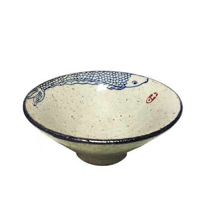 Antique-Style Hand-Painted Tea Cup - Jingdezhen Ceramic Tea Set, Japanese Rustic Chawan, Pu'er Tea Cup & Bamboo-Hat Cup
