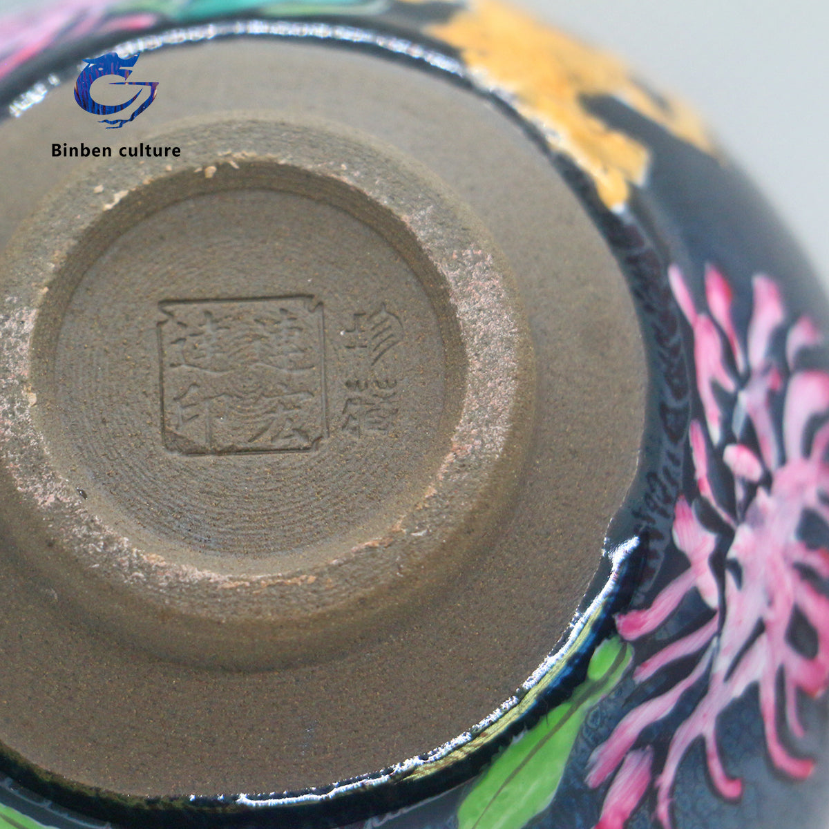Lianhongda Jianzhan Type: General Cup Glazed Surface: Colorful Oil Drop Paint Hand drawn